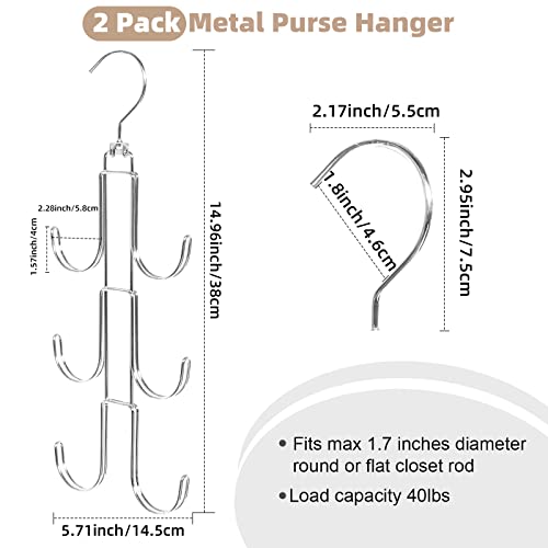 Purse Hanger Organizer for Closet Organization and Space Saving - Image 5