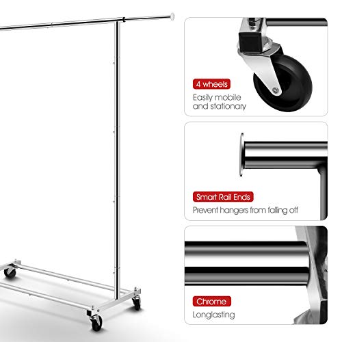 Simple Trending Clothing Garment Rack, Extendable Clothes - Image 6