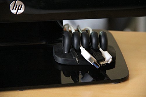 Desktop Cable Organizer, Cord Holder for Desk and Ni | Cable Managemen - Image 3