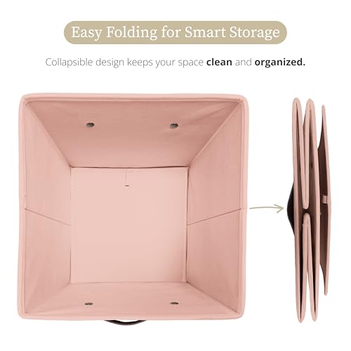 DECOMOMO Storage Bins, Cube Storage Bin with Labels - Image 7