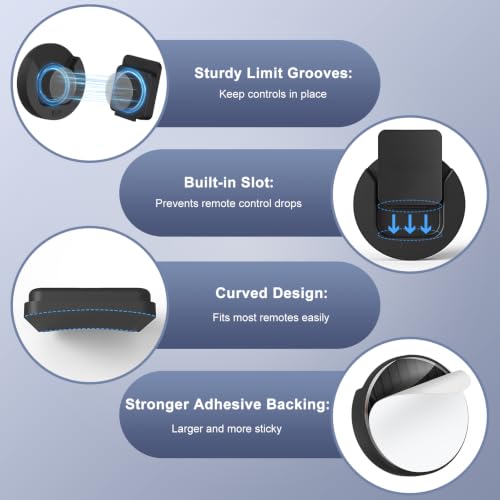 Magnetic Remote Control Holder Wall Mount, Self-Adhesive - Image 5