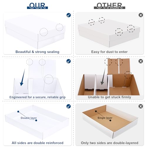 2-Pack Trading Card Storage Box, 3-Row Bulk Storage - Image 5