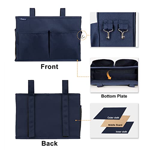 Surblue Bedside Caddy Hanging Organizer Storage Bag Pocket - Image 3