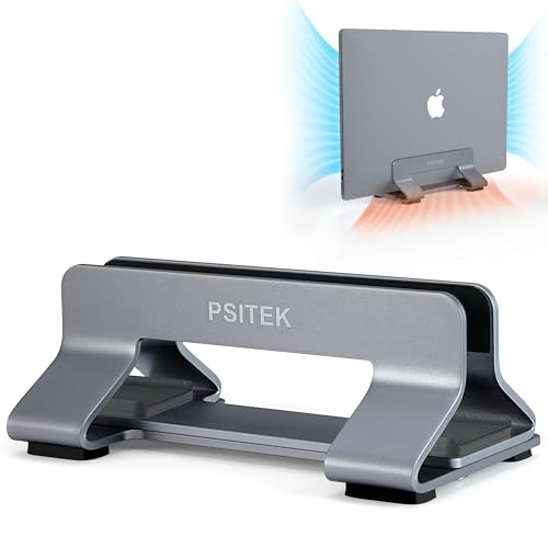 Aluminum Vertical Laptop Stand Dock Holder, Adjustab | All Products - Image 2