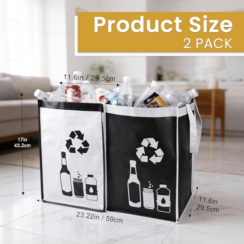 Recycle Waste Bag for Kitchen Home- Indoor Recycling Bins Trash - Image 6