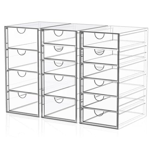 YFXCVSL 3-Pack Acrylic 15-Drawer Storage & Makeup Or | All Products - Image 2