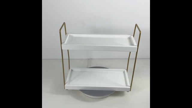 Forbena Bathroom Organizer Countertop, Gold Bathroom Counter Sink - Image 8