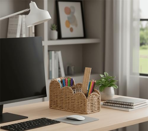 CubesLand Bedside Table Desk Organizer Caddy, Remote Pen&Pencil - Image 8