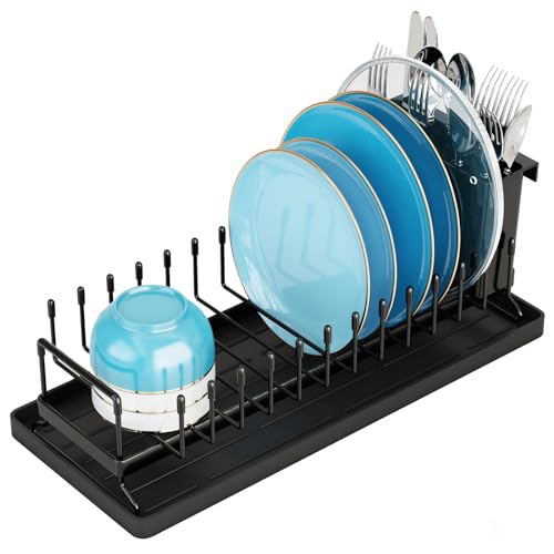 ANTOPY Small Dish Drying Rack - Compact Dish Rack for Kitchen - Image 2