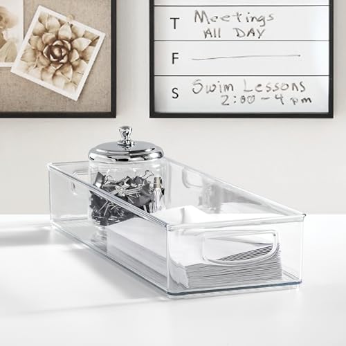 iDesign Slim Extra Long Clear Storage Bin - Image 7