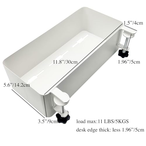 Desk Side Storage Hold Up To 11lbls Hanging Side Of Desk - Image 5