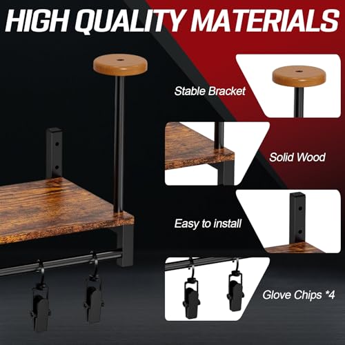 Helmet Holder, Wall Mount Helmet Organizer Rack with | All Products - Image 4