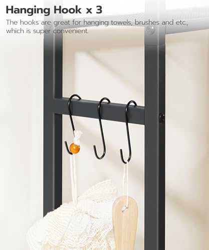 HOOBRO Over The Toilet Storage Cabinet, Freestanding - Image 6