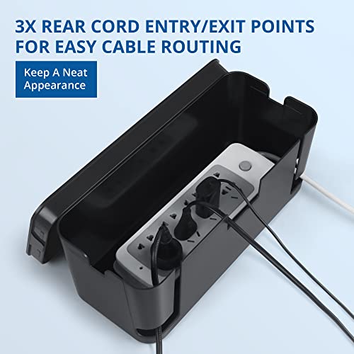 ZhiYo 2 Pack Cable Management Box, Medium & XL - Image 4