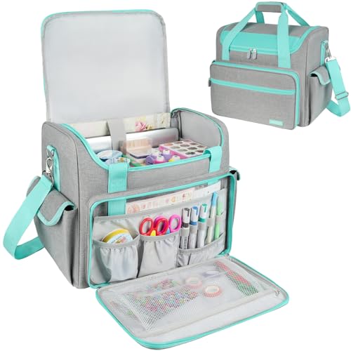 Craft Bag for Scrapbook Supplies, Large Scrapbook Tote - Image 2