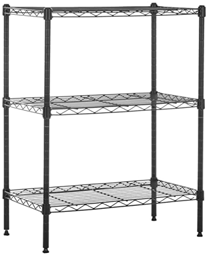 Amazon Basics 3-Shelf Adjustable Heavy Duty Steel Wire Rack - Image 2