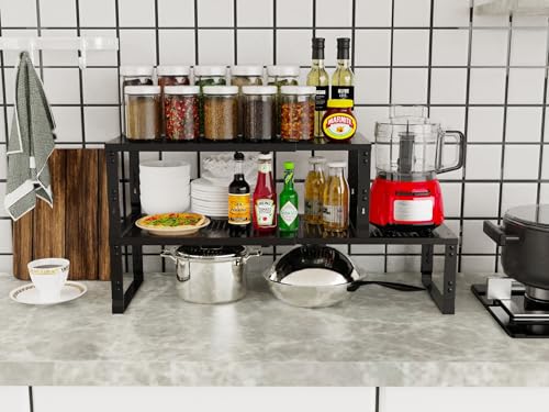 Jojocross Adjustable Expanable Stackable Spice Rack Shelf - Image 3