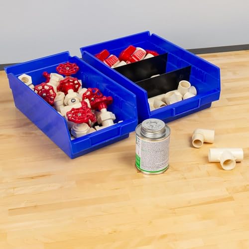 Akro-Mils 30150 Heavy Duty Plastic Shelf Bins, 12"x 8"x 4" - Image 6