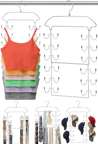 2 Pack Tank Top Hanger Space Saving, 360° Rotating Closet - Image 2