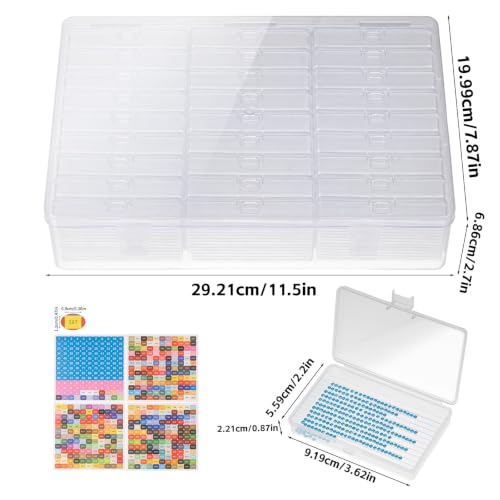 QTFOUND Diamond Art Painting Storage 1pack 27pcs Storage - Image 8