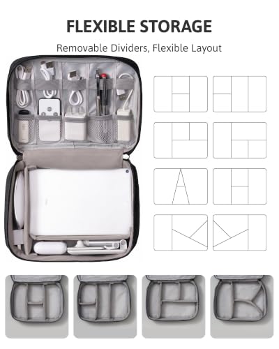 OrgaWise Electronics Travel Organizer, Two-Layer Tech Case - Image 4