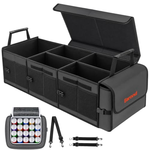 Large Trunk Organizer with Portable Leakproof Cooler - Image 2