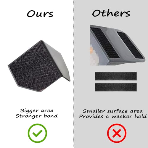 Car Trunk Organizer Blocks, 4 Pack Hook & Loop Cargo Dividers - Image 6