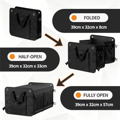 Car Trunk Organizer for SUV Sedan Pickup Cargo Storage - Image 7