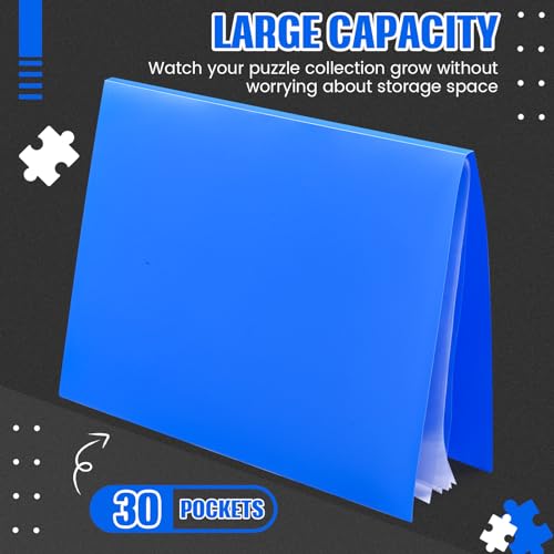 Nezyo 30 Pockets Puzzle Storage Folder Keeper for 1000 - Image 4