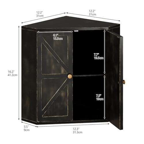 Trironsun Corner Bread Box for Kitchen Counter Double Layer - Image 6