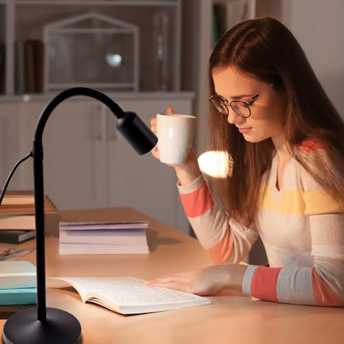 DAMI Small Desk Lamp with Flexible Gooseneck, USB Reading Light - Image 7