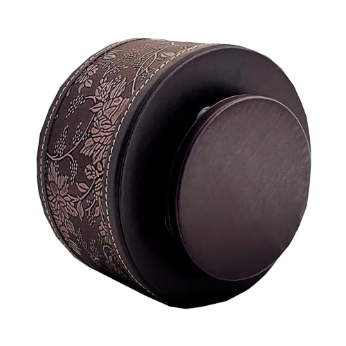 PU Leather Round TV Remote Control Holder for Table, | All Products - Image 5