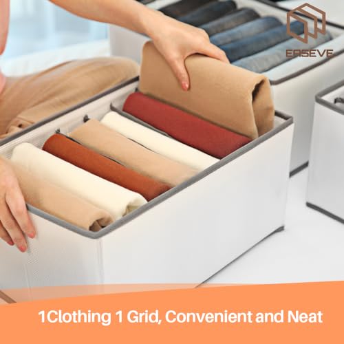 4 Pack 7-Grid Closet Organizers and Storage Bins with Dividers - Image 3