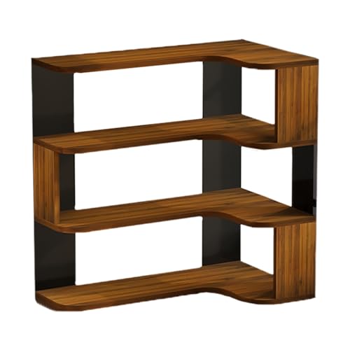 Desktop Organizer Shelf, Multi-Tier Space Saving Bookshelf - Image 2