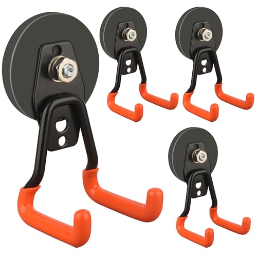 Pro-Mag Upgraded Heavy Duty Magnetic Garage Hooks,4 Pack - Image 2