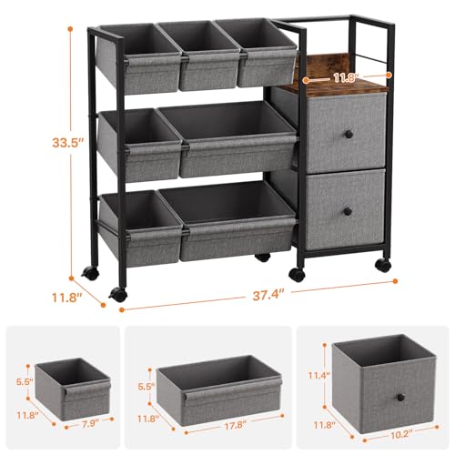 Kids Toy Organizers and Storage Bins, Black - Image 4