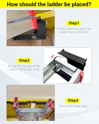 Universal Van Interior Ladder Storage Holder | Garage Storage - Image 6