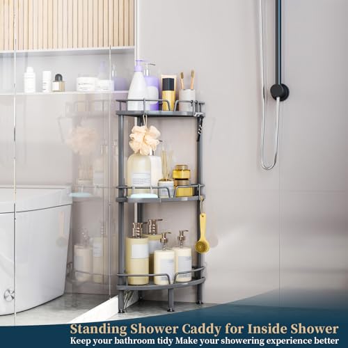 Consumest Corner Shower Caddy Stand - 3 Tier Shower | All Products - Image 6