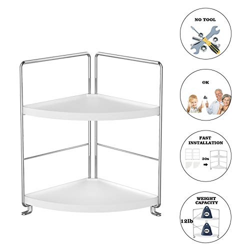 2-Tier Bathroom Countertop Organizer - Vanity Tray Cosmetic & - Image 4