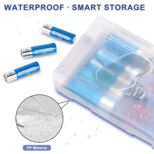 2 Pack Battery Organizer, Battery Storage Case for AA AAA - Image 6