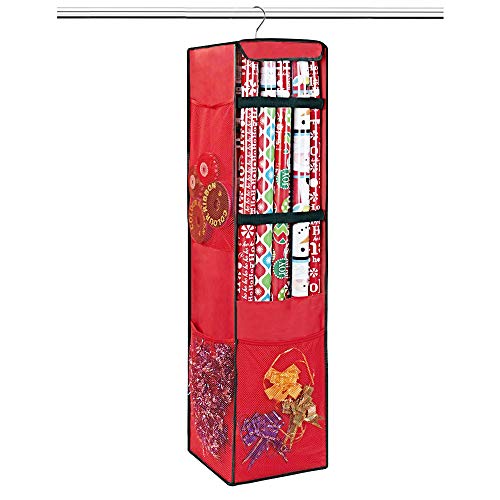 ProPik Hanging Gift Wrap Organizer, Wrapping Paper Storage Bag - Image 2