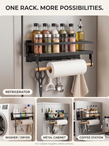 Magnetic Spice Rack for Refrigerator Fridge Side Organizer - Image 7