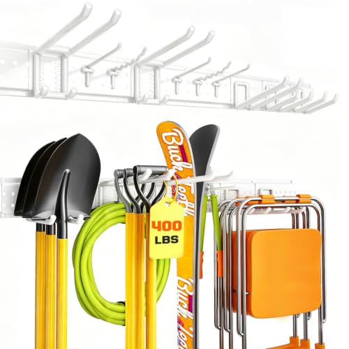 Garage Tool Organizer Wall Mount 49.5 inches with 10 - Image 2