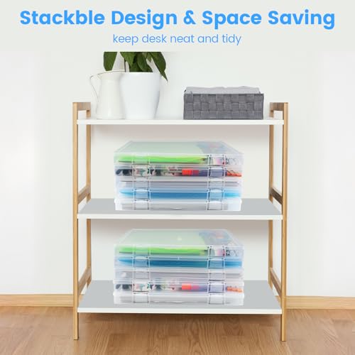 OUPSAUI 12x12'' Scrapbook Paper Storage, 5 Pack Board Game - Image 4