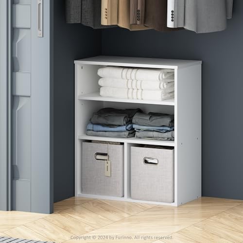 Furinno Reed Closet Organizers and Storage, 3-Tier C | All Products - Image 2