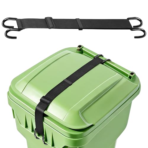 Claw Trash Can Lid Lock Strap for Raccoons & Animals, Outdoor - Image 2