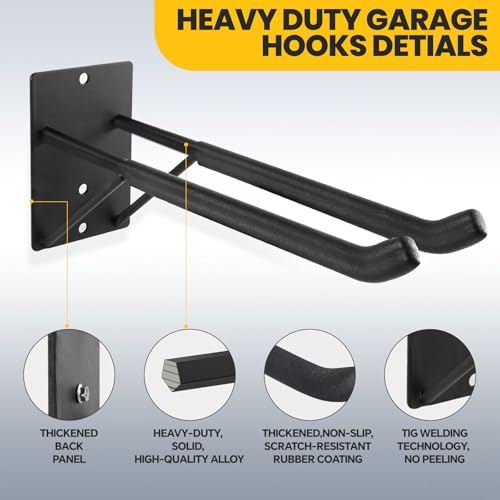 14" Large Heavy Duty Garage Hooks, Steel Garage Stor | All Products - Image 3