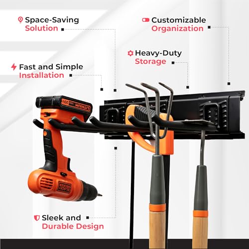 TIDYME Garage Tool Organizer Wall Mount, 48" - Image 6