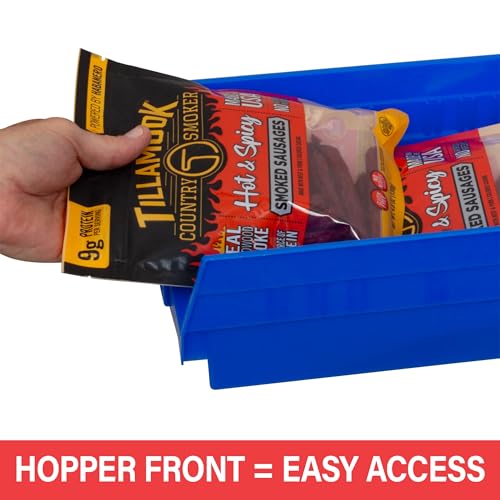 Akro-Mils 30150 Heavy Duty Plastic Shelf Bins, 12"x 8"x 4" - Image 5