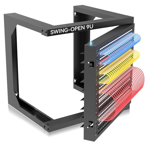Server Rack Wall Mount 9U with Swing Open, Wall Moun | All Products - Image 2